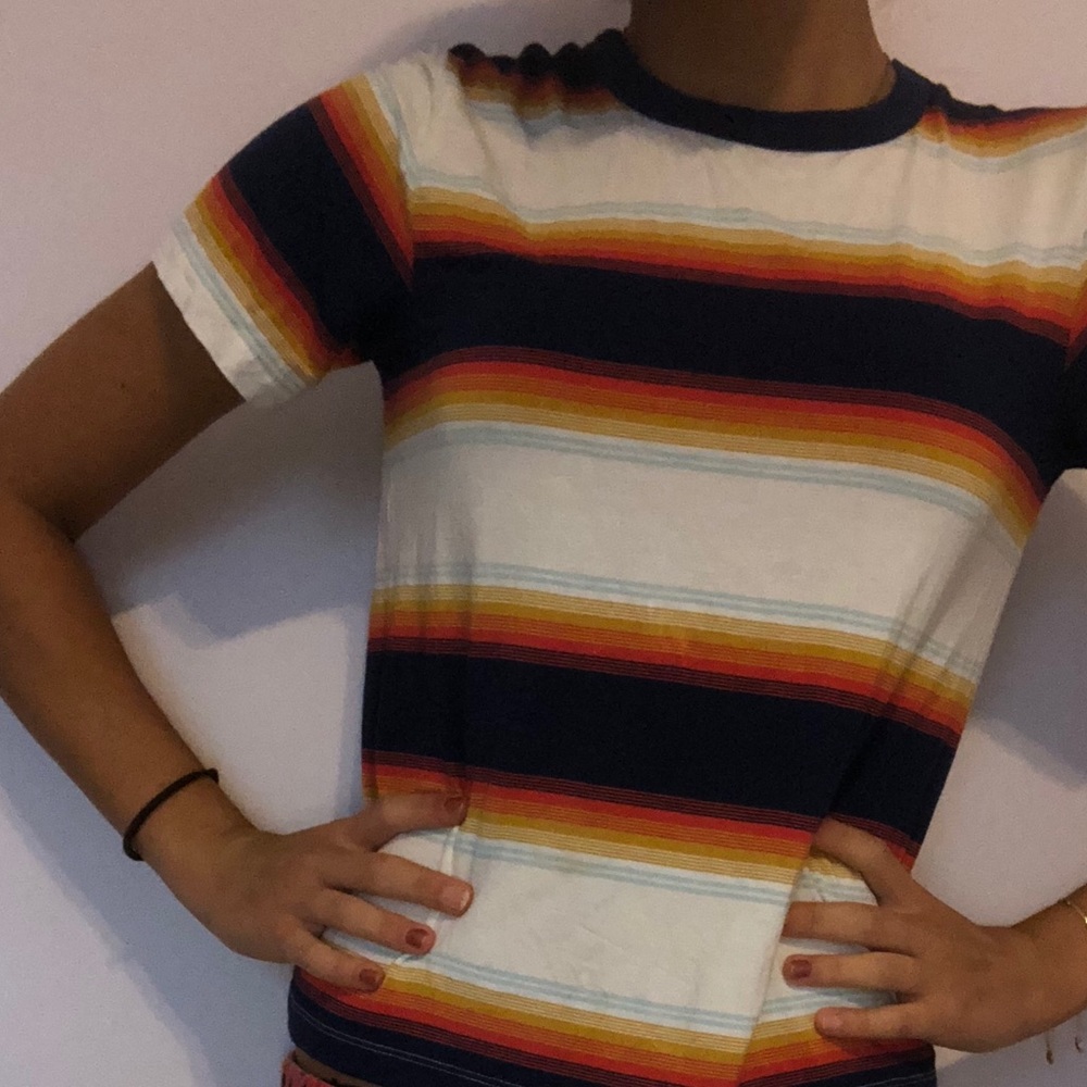 NWOT American Eagle Soft and Sexy striped T-shirt